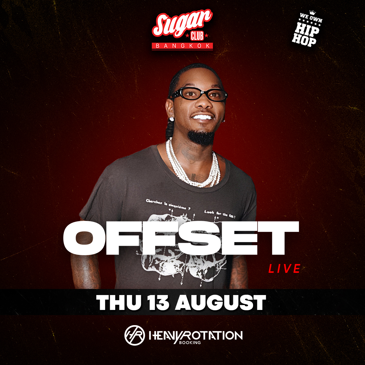 Offset at Sugar Club Bangkok - Thu 13 August